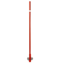 Heavy Duty 3T Prylever Bar 6600 Lbs Capacity Steel Pry Lever Bar with 5FT Handle and Wheels for Construction and Moving