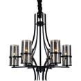 thumbnail image 2 of CWI Lighting Vanna Lustre 6 Lumières avec Finition Noire, 2 of 3