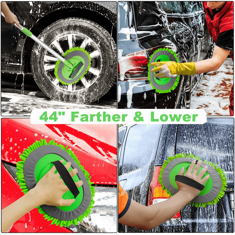Tire Rim Cleaning Tool Microfiber Car Dust Cleaner Stretchable Car