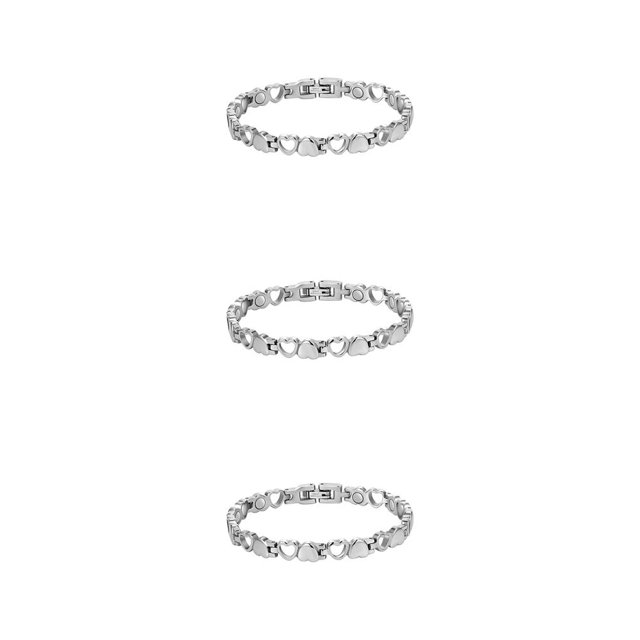 Guardurnaity de mujer Festival en forma de corazón Cumpleaños Boda Compromiso Decoración Brazalete Joyería para novia Regalos Plata Type1 NO1 Guardurnaity CBP221708
