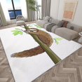 thumbnail image 4 of Area Rug 2x3 ft Cartoon Animals Sloth Living Room Non-Slip Rug, 3D Print Floor Carpet, Soft Large Area Rugs for Bedroom Dining Room Kitchen, Washable Low-Pile Rug, 4 of 7
