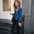 thumbnail image 4 of SCSAlgin Womens Faux Fur Leather Jackets Zip Up Motorcyle Short Outwear Fashion Lightweight Leather Cropped Coats, 4 of 7