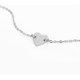 thumbnail image 3 of Delicada pulsera chapada en oro real de 14 quilates, pulsera de corazón pequeño, pulsera de barra, pulsera circular, pulsera de cadena de doble círculo, pulsera de disco, pulsera de perla creada, 3 of 4