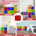 thumbnail image 5 of 4E's Novelty 6 Packs 11 Inch Rainbow Color Storage Foldable Cube Bins, Colorful Storage Baskets For Nursery, 5 of 7