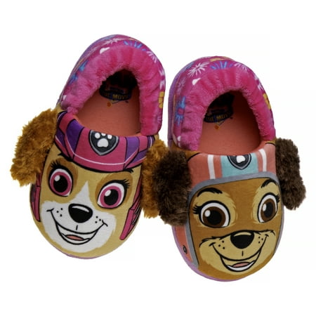 

Nickelodeon Paw Patrol The Movie Liberty and Skye Toddler Girls Dual Sizes Slippers