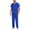 Royal Blue-36117AA, variant on Fabrcox Mens Scrub Set V-Neck Top & Jogger Pants Nurse Uniform with Pocket
