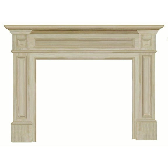 The Classique 50" Fireplace Mantel Unfinished