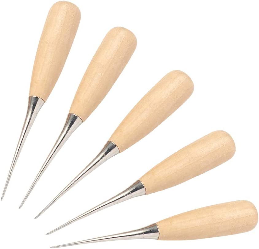 OWDEN Wooden Handle 4 In 1 Leather Awl Tool Stitching Awl tools – OWDEN  CRAFT