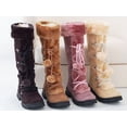 thumbnail image 2 of Zapatos de algodón otoño e invierno botas de nieve gruesas y cálidas botas de mujer botas altas con correa de bola botas grandes de algodón para niños B7, 2 of 5