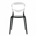 thumbnail image 1 of Fine Mod Imports FMI9224-transparent Evo Acrylic Dining Side Chair, Transparent, 1 of 1
