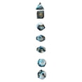 thumbnail image 2 of 7 Piezas De Acrílico Poliédrico Dados Favores De Fiesta Apoyos Juegos De Mesa Para Dnd Rpg Azul Oscuro Blanco Sunnimix dados poliédricos, 2 of 8