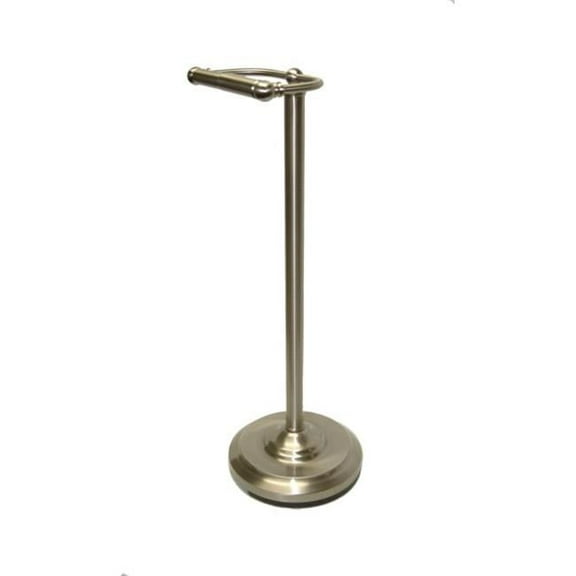 Classic Pedestal Paper Holder - Satin Nickel Finish
