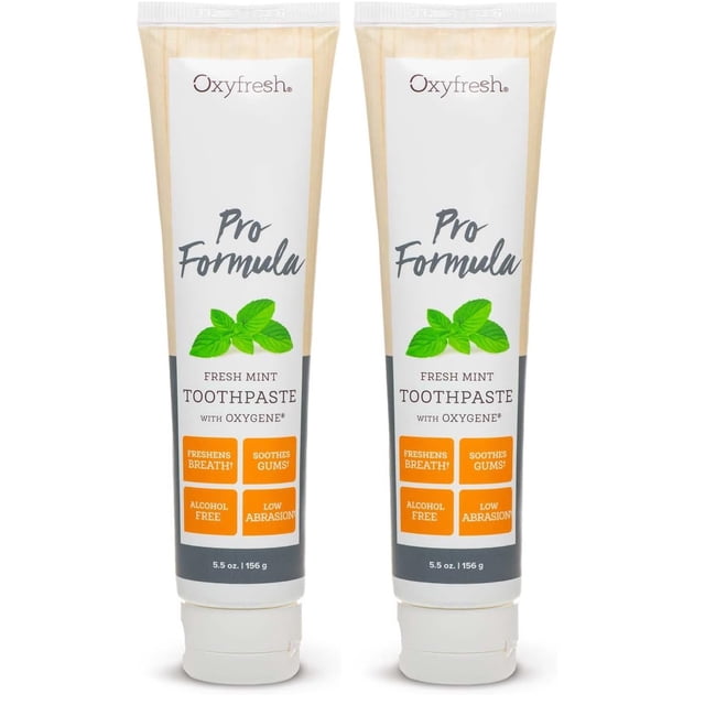Pasta de dientes Oxyfresh Pro Formula Fresh Mint 163 ml (paquete de 2)