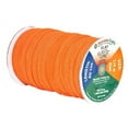 thumbnail image 2 of Mandala Crafts Flat Elastic Band, Braided Stretch Strap Cord Roll for Sewing and Crafting; 1/4 inch 6mm 50 Yards Orange, 2 of 4