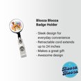 thumbnail image 2 of Rhodesian Ridgeback Dog Watercolor Style Retractable Reel ID Badge Key Card Name Tag Holder with Clip, 2 of 7