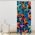 thumbnail image 2 of Starfish Waterproof Shower Curtain Set with Hooks - Printed Bathroom Decoration - Curtain Sets, 2 of 5
