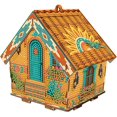 thumbnail image 2 of 3D Wooden House Diamond Painting Kit, DIY Wooden Winter Diamond Art House Kit with Creative Beaded Craft Design for Home Decoration, Holiday Display and Gift Projects (tropical cactus), 2 of 8