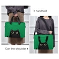 thumbnail image 6 of 16" Laptop Briefcase, Detachable Anti-Slip Shoulder Strap, Multi-Compartment Work Travel Bag Adorable Cartoon Black Cat, 6 of 8