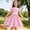 d-52Pink133, variant on HAYIMI Child Polka Dot Summer Dress For Girls With Collar Short Sleeve Casual Party Wear Toddler Kids Floral Printed A-Line Dresses O-Neck Birthday Sundress