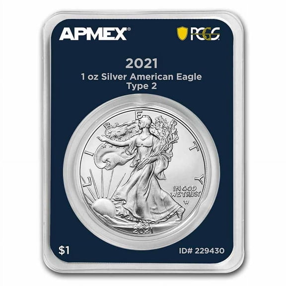 2021 1 oz Silver Eagle (Type 2) (MD Premier   PCGS FirstStrike®)