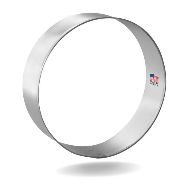 Foose Cookie Cutters Round Cookie Cutter 3 in Metal Shapes Made in USA