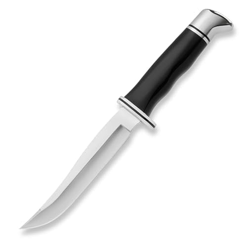 Buck Knives 105 Pathfinder Hunting Knife, 5" Fixed Blade, Phenolic Handle, Black, 4.3 oz