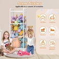 thumbnail image 4 of Organizador Oneyus para guardar animales de peluche, tubo de metal, color blanco, 4 of 7