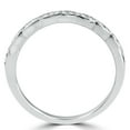 thumbnail image 3 of Pompeii 1/5 cttw Diamond Stackable Womens Wedding Ring 14k White Gold (I/J,I2-I3), 3 of 3