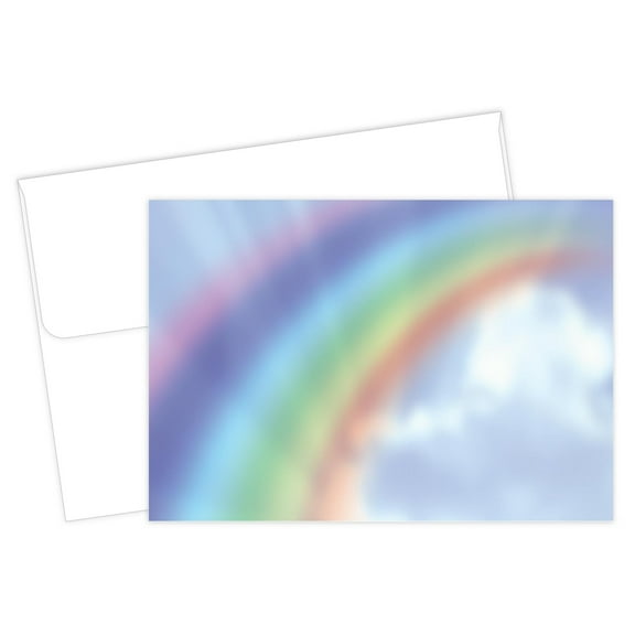 Great Papers!® Thank You Note Card, 4.875" x 3.375", Rainbow, 20 count