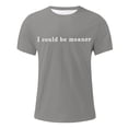 thumbnail image 4 of Men Blouses Athletic Tee Shirts Men Long Sleeved Tee Long Sleeve Shirts for Dressy Mens with Different Patterns Workout Shirt Ling Sleeved Shirt Men's Polyester T Mens Trendy Tops Yoga Grey M, 4 of 4