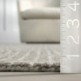 thumbnail image 5 of Rugs USA Melrose Checked Wool Area Rug, 9' 6" x 13' 6", Melrose Grey, 5 of 6