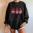 thumbnail image 2 of Birdeem Mode Femmes Imprimé Col Rond Chandail à Enfiler Hauts Manches Longues Blouse Confortable Chandail, 2 of 4