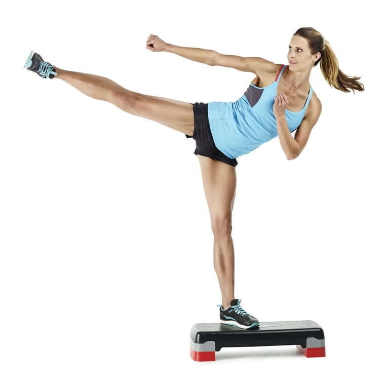Gold s Gym Adjustable Exercise Aerobic Step Deck with Non Slip