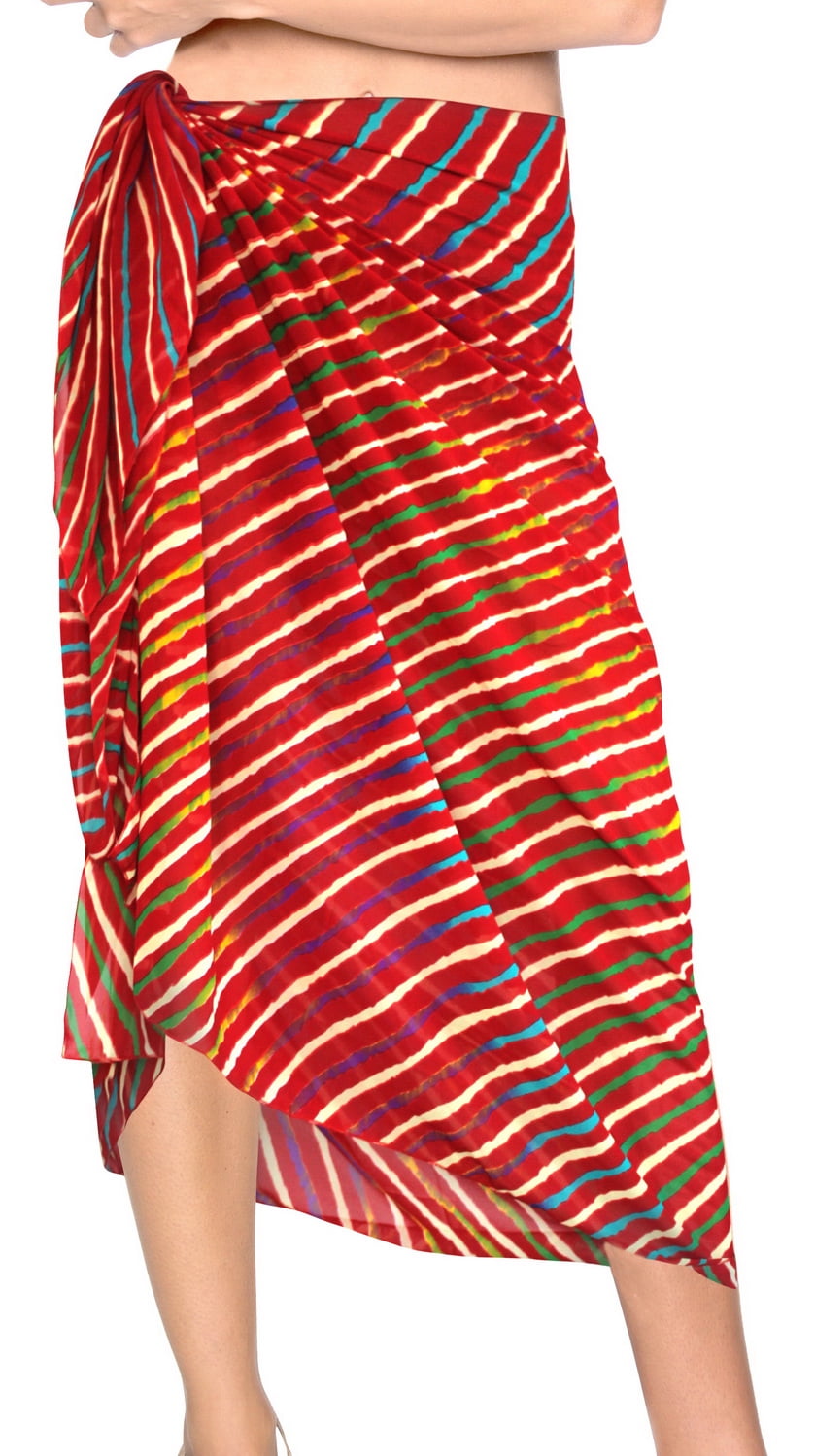 hawaiian sarong wrap skirt