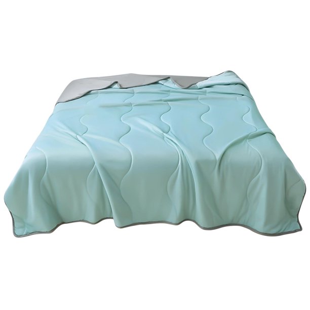 Edredón de aire acondicionado de seda fresca lavable de 150 x 200 cm, ideal para el verano.