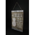 thumbnail image 2 of Chesapeake Bay Ltd 24 pulgadas madera rústica piña colgante de pared inspirador signo decoración placa arte Chesapeake Bay Ltd 69393, 2 of 3