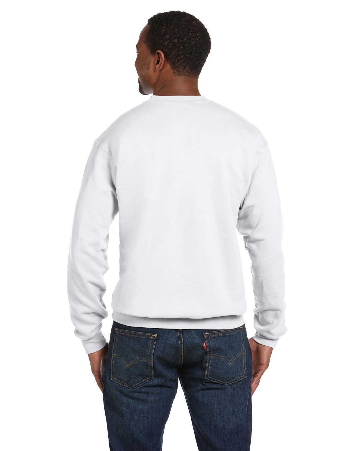 Mens 7.8 oz. ComfortBlend EcoSmart 50/50 Fleece Crew P1607 (2 PACK)