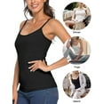 thumbnail image 6 of COMFREE Women's Camisole with Built in Bra Adjustable Spaghetti Straps Tank Top Cami Comfort S-2XL, 6 of 6