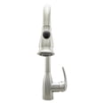 thumbnail image 3 of Cosmo Single-Handle Pull-Down Sprayer Kitchen Faucet with Ceramic Disc Valve in Brushed Nickel, 3 of 6