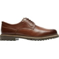 thumbnail image 2 of Men's Rockport Marshall Plain Toe Oxford Dark Brown Leather 5 M, 2 of 5