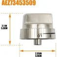 thumbnail image 5 of 1PCS AEZ73453509 Oven Stove Knob Assembly Suitable for AEZ72909008 Accessories, 5 of 6