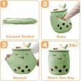 thumbnail image 3 of Almohada de Felpa de té de Burbujas, Juguete de Peluche Boba, Juguete Suave de Taza de té con Leche, cojín de muñeca, cojín de Abrazo, Almohada de sofá Cama, Regalo para niños, niñas y niños de 50 cm Sincero Electrónica, 3 of 5
