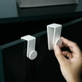 thumbnail image 3 of 2 Piezas Ganchos para Puertas Ganchos para Abrigos Ganchos Decorativos Ganchos para Colgar Colgador para Puerta Gabinete Gancho para Puerta Gancho par, 3 of 9