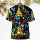 thumbnail image 1 of Nuevas camisetas para hombres con estampado de muñeco de nieve de Navidad en 3d, camisetas de manga corta Harajuku, ropa informal de verano para hombres, camiseta holgada de gran tamaño, 1 of 4