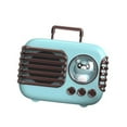 thumbnail image 3 of Mini Luggage Retro  Speaker, Vintage, Unique, Retro Style Design,  Connection,Card Insertion Function, Mini Size, Luggage Speaker, 3 of 8