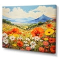 thumbnail image 2 of Designart "Enchanting Mountain Wildflowers I" Wildflowers Wall Art Living Room, 2 of 7