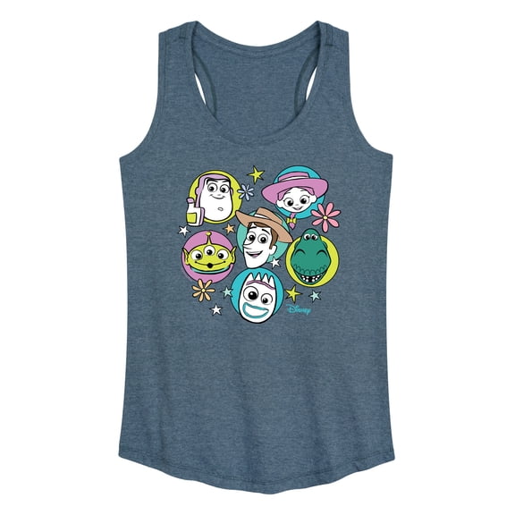 Toy Story 4 - Group Grid - Women's Racerback Tank Top