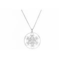 thumbnail image 2 of Collar Metatrón Geometría Sagrada + Anillo Y Pulsera Set 3pz Xtellar plateado, 2 of 4