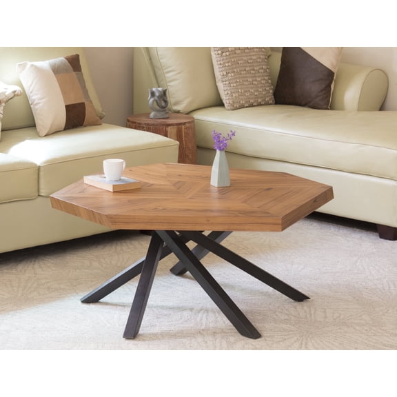 Ello Teak Vaneer Coffee Table