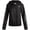 Black/Side Panel, variant on Reebok Womens Rain Jacket Lightweight Water-Resistant Windbreaker for Women with Adjustable Hood